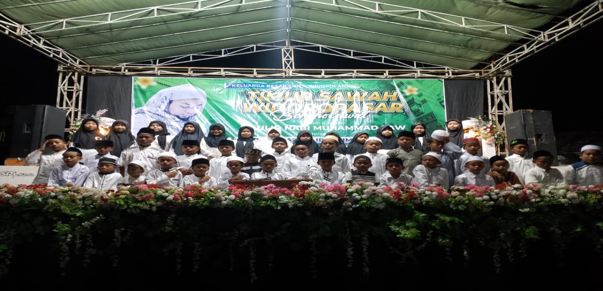 MAULID NABI MUHAMMAD SAW BERSAMA MASYARAKAT TIMUR SAWAH DAN WIDORO PASAR